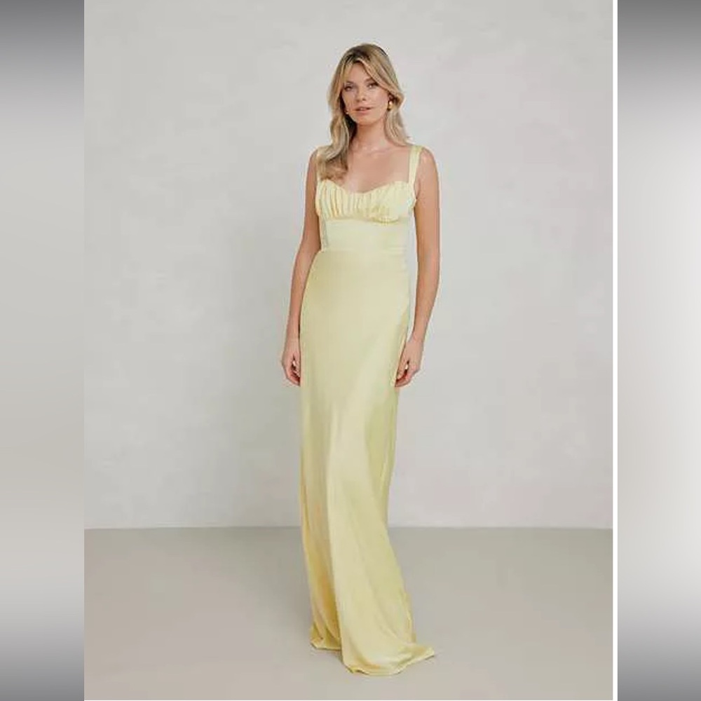 NWT Park & Fifth Yellow Dawson Maxi Dress